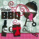 Lunchservietten - Motiv: Winter BBQ - umweltfreundlich