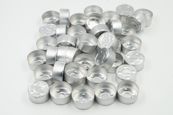 150 Teelichthüllen Leer, Aluminium