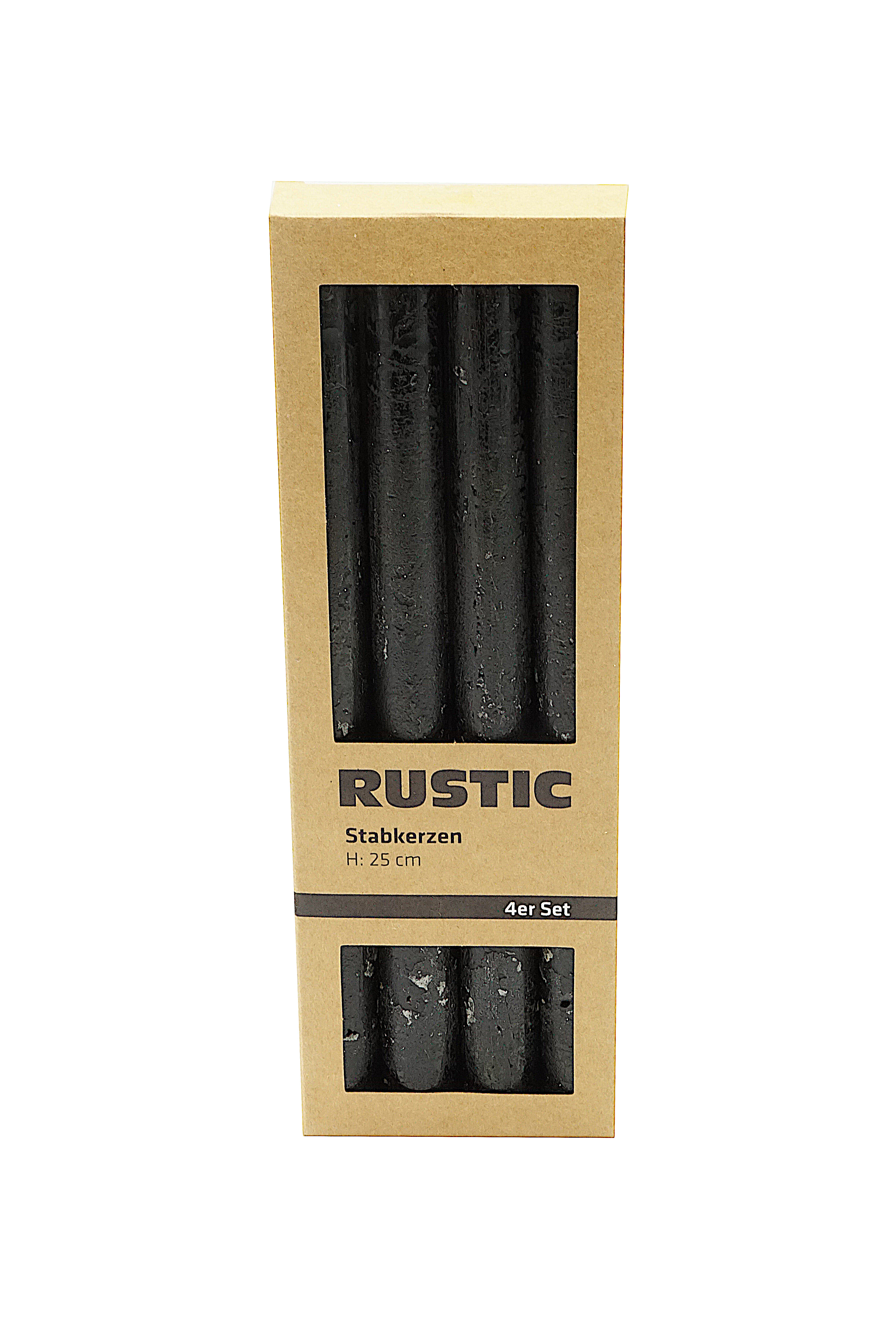 Rustik Stabkerzen | 250 x 20 mm