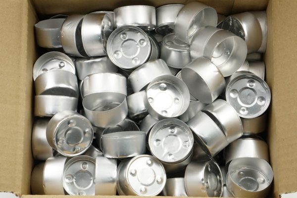 150 Teelichthüllen Leer, Aluminium